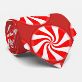 Peppermint Christmas Snoep Stropdas (Opgerold)