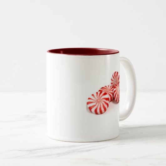 Peppermint Coffee-Mok Tweekleurige Koffiemok (Voorkant rechts)