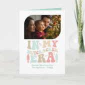 Peppermint Cream Fun Retro Christmas Photos Feestdagen Kaart (Voorkant)