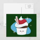 Peppermint Cupcake Briefkaart (Voorkant / Achterkant)