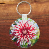 Peppermint Dahlia Sleutelhanger (Voorkant)