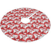 Peppermint, Dammit. Penseelpenseel van polyester Kerstboom Rok (Gekanteld)