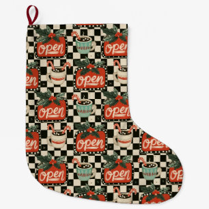 Peppermint Diner Kerstmantel Magie Grote Kerstsok