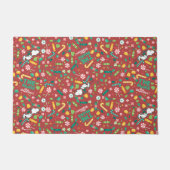 Peppermint Dreams Snoopy Snoep Pattern Deurmat (Voorkant)