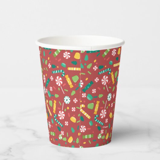 Peppermint Dreams Snoopy Snoep Pattern Papieren Bekers (Rechts)