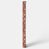 Peppermint Dreams Snoopy Snoep Pattern Samsung Galaxy Hoesje (Linkerkant)