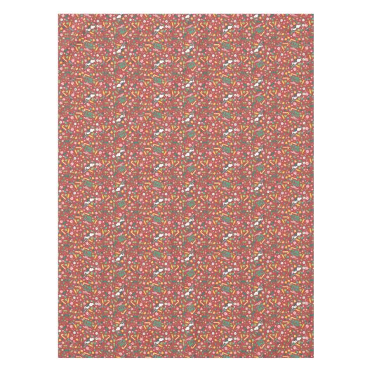 Peppermint Dreams Snoopy Snoep Pattern Tafelkleed (Voorkant)