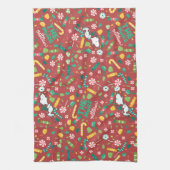 Peppermint Dreams Snoopy Snoep Pattern Theedoek (Verticaal)