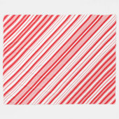 Peppermint Fleece Blanket (3 maten) Deken (Voorkant (Horizontaal))