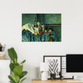 Peppermint-fles (Paul Cezanne) Poster (Thuiskantoor)