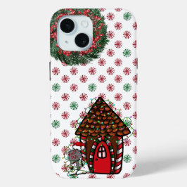 Peppermint Gingerbread House Case-Mate iPhone case