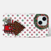 Peppermint Gingerbread House Case-Mate iPhone case (Achterkant (horizontaal))