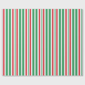 Peppermint Green Kerstmis Snoep Wrapping Paper Cadeaupapier (Vlak)