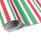 Peppermint Green Kerstmis Snoep Wrapping Paper Cadeaupapier (Rol Hoek)