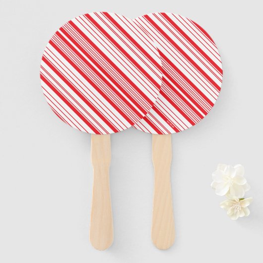 Peppermint Hand Fans Handwaaier (Voorkant en achterkant)