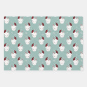 Peppermint Hot Chocolate met kerstcadeaus voor ker Inpakpapier Vel (Voorkant 2)