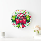 Peppermint Joy: Holiday Candy Character Grote Klok (Huis)