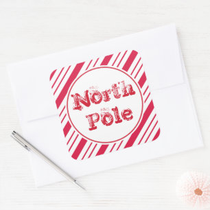 Peppermint-kerstcadeautjes Labels Stickers