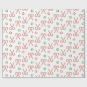 Peppermint-/kerstpapier Cadeaupapier (Vlak)