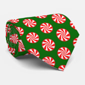 Peppermint-kerstStropdas Stropdas (Opgerold)