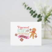 Peppermint Kisses Briefkaart (Staand voorkant)