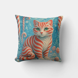 Peppermint Kitten - Kerststok Forest Kussen