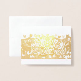Peppermint latte stijl kerst Briefkaart magneet