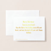 Peppermint latte stijl kerst Briefkaart magneet (Met envelop)