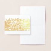 Peppermint latte stijl kerst Briefkaart magneet (Display)