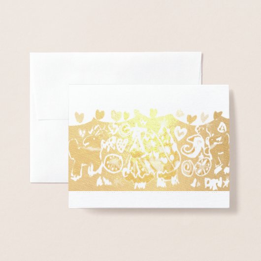 Peppermint latte stijl kerst Briefkaart magneet (Voorkant met envelop)