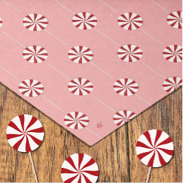 Peppermint Lollipops Pink Holiday Tissue Paper Tissuepapier
