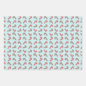Peppermint Magic: Kerst Candy Cane cadeaupapier (Voorkant 3)