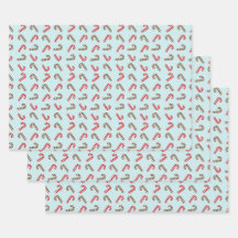 Peppermint Magic: Kerst Candy Cane cadeaupapier