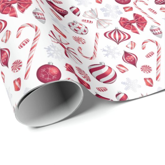 Peppermint Magic Wrapping Paper Cadeaupapier (Rol Hoek)