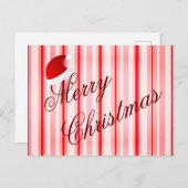 Peppermint Merry-kerstkaart Briefkaart (Voorkant / Achterkant)