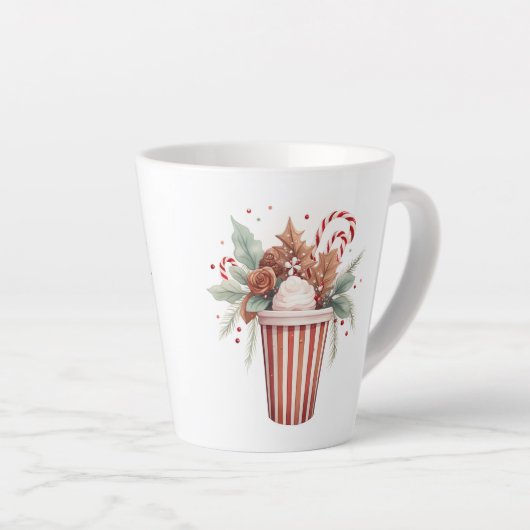 Peppermint Mocha Collectie Latte Mok (Rechterhoek)