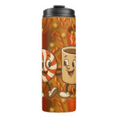 Peppermint Mocha Dream • Winter Coffee Tumbler Thermosbeker (Voorkant)