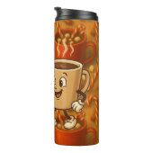 Peppermint Mocha Dream • Winter Coffee Tumbler Thermosbeker (Geroteerd rechts)
