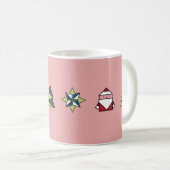 Peppermint Origami Kerstmis Koffiemok (Voorkant rechts)