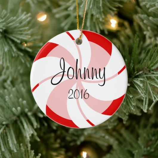 Peppermint-Ornament Keramisch Ornament (Boom)