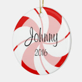 Peppermint-Ornament Keramisch Ornament (Links)