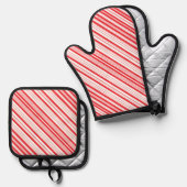 Peppermint Ovenwant & Pannenlap Set (Voorkant / Achterkant)