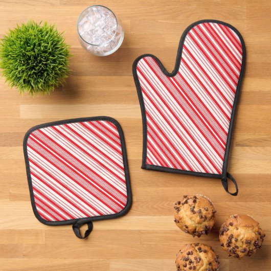 Peppermint Ovenwant & Pannenlap Set (Top down)