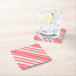 Peppermint Paper-Onderzetters Kartonnen Onderzetters