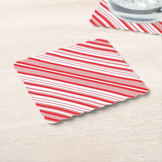 Peppermint Paper-Onderzetters Kartonnen Onderzetters (Gebogen)