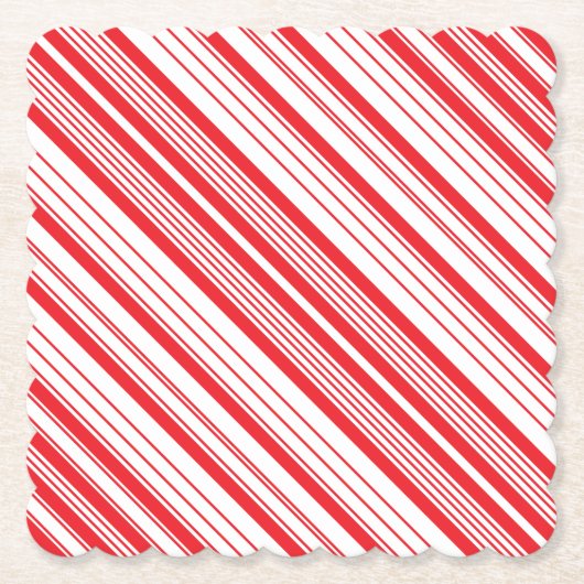 Peppermint Paper-Onderzetters Kartonnen Onderzetters (Voorkant)