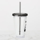 Peppermint Patty & Marcie aan de muur Acryl Drinkbeker (Rechts)