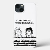 Peppermint Patty & Marcie aan de muur Case-Mate iPhone Case (Achterkant)
