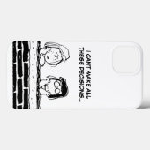 Peppermint Patty & Marcie aan de muur Case-Mate iPhone Case (Achterkant (horizontaal))