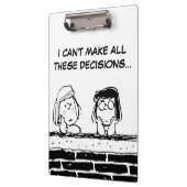 Peppermint Patty & Marcie aan de muur Klembord (Links)